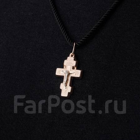 Подвеска крест из золота арт. п-1075 Подвеска крест из золота арт. п-1075