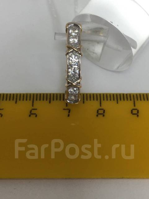 Золотое кольцо с фианитом арт. к-3027 Золотое кольцо с фианитом арт. к-3027