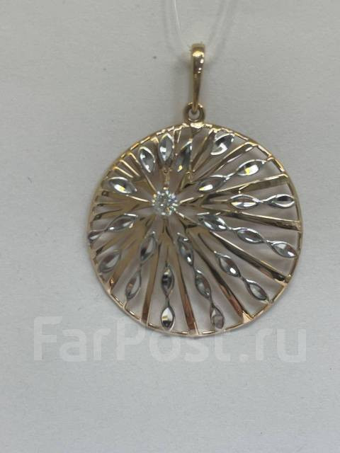 Подвеска из золота с фианитом арт. п-1140 Подвеска из золота с фианитом арт. п-1140