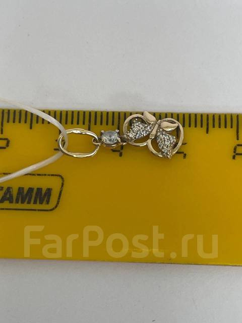 Подвеска с фианитами из золота арт. п-1152 Подвеска с фианитами из золота арт. п-1152