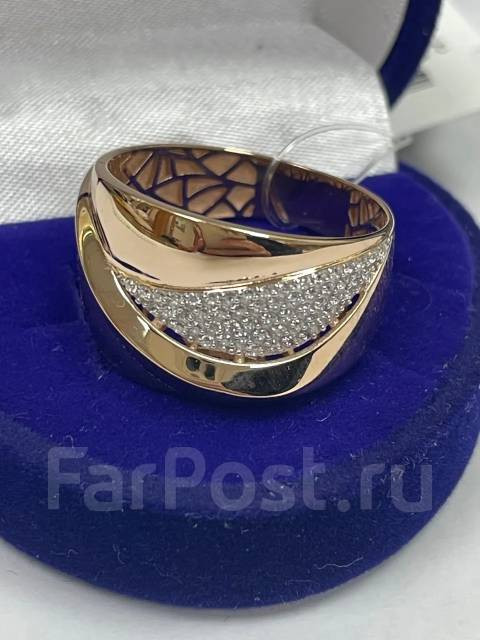 Золотое кольцо с фианитами арт к-3265 Золотое кольцо с фианитами арт к-3265