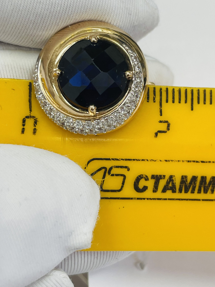 Серьги с фианитами золото 585 пробы арт С-2698 Серьги с фианитами золото 585 пробы арт С-2698