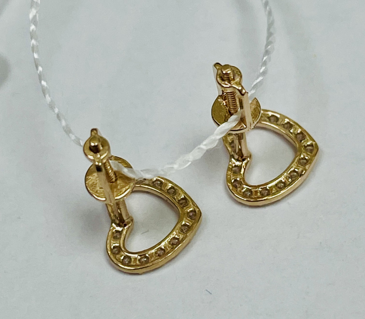 Серьги-пусеты из золота 585 пробы от "Golden Glob" арт С-2756 Серьги-пусеты из золота 585 пробы от "Golden Glob" арт С-2756