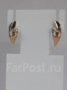  Золотые серьги  с бриллиантами арт.  с-2276
